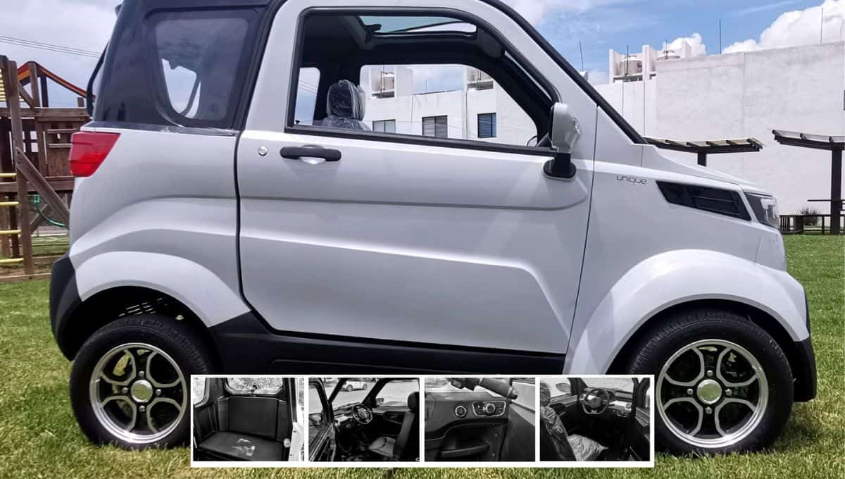 X4E: así es el interior del mini auto eléctrico hecho en México | VIDEO