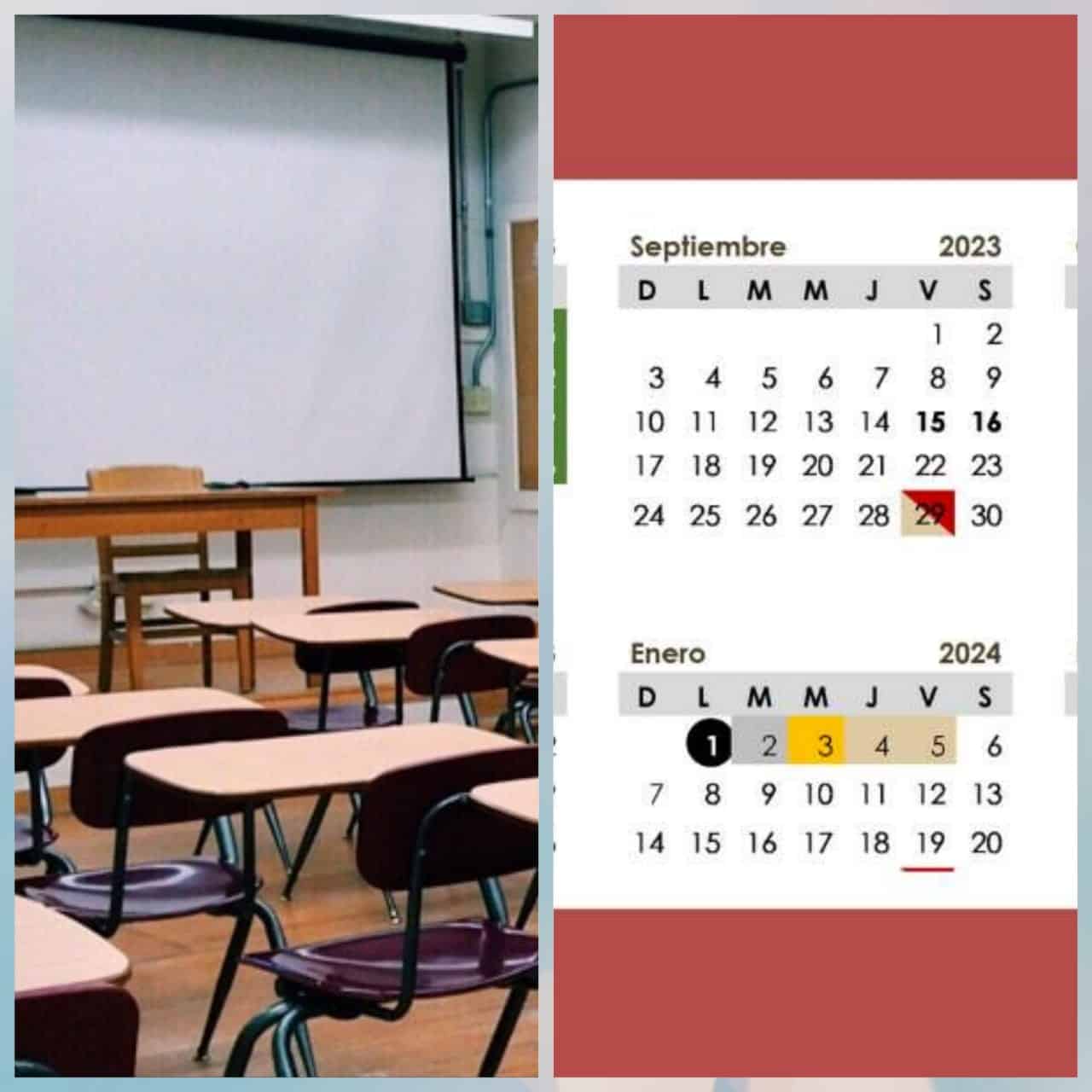 Ciclo escolar 2023-2024, ¿cuándo será el primer puente?. | FOTO: Luz Noticias.