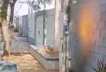 Incendio en mufa deja sin luz una primaria de la colonia Esthela Ortiz, en Culiacán