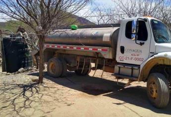 Gildardo Leyva garantiza suministro de agua a comunidades de El Fuerte