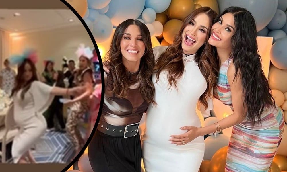 Cynthia Rodríguez celebra su baby shower. | FOTO: Redes de la conductora.