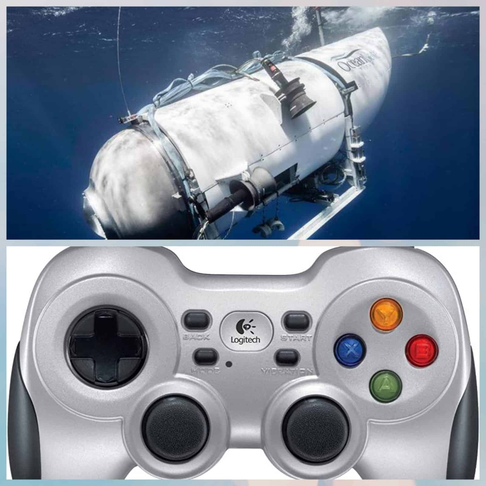 El control Logitech usado en el sumergible Titán; ya no hay en tiendas. | FOTO: Luz Noticias.