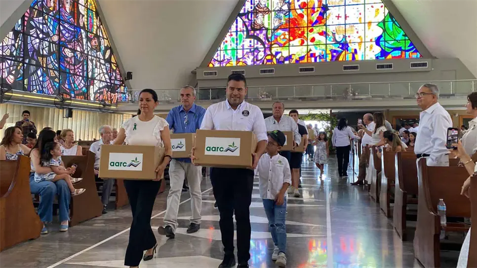 Celebran el Día del Agricultor en Culiacán. | FOTO: Diana Cruz.
