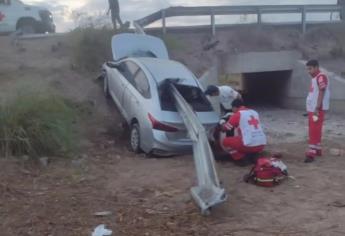 Hombre de Escuinapa sufre violento accidente y por poco no la cuenta