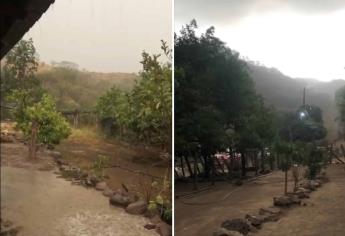 Se registran las primeras lluvias de esta temporada en El Fuerte y Choix