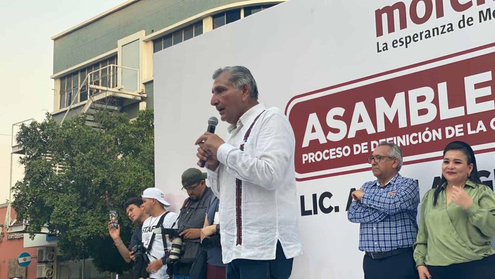 Adán Augusto presentará demandas por espectaculares y pintas que lo promocionan en Culiacán