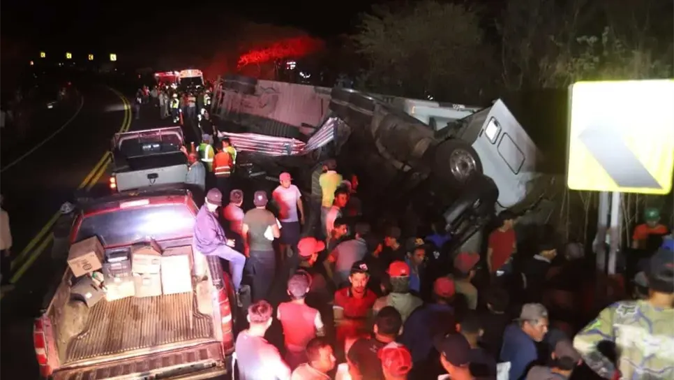 El accidente se registró a altas horas del pasado lunes. FOTO: Cortesía