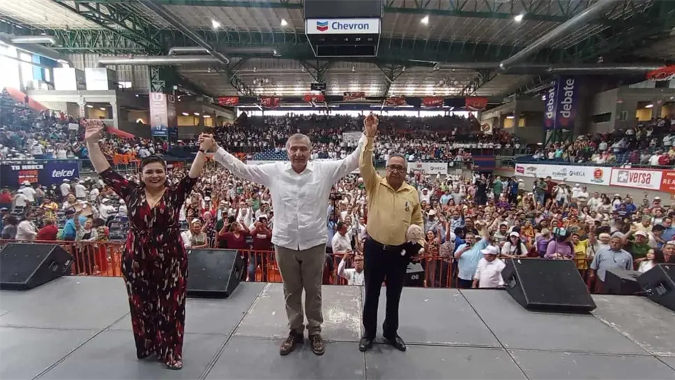 Adán Augusto López mostró su firmeza con AMLO. FOTO: Luz Noticias