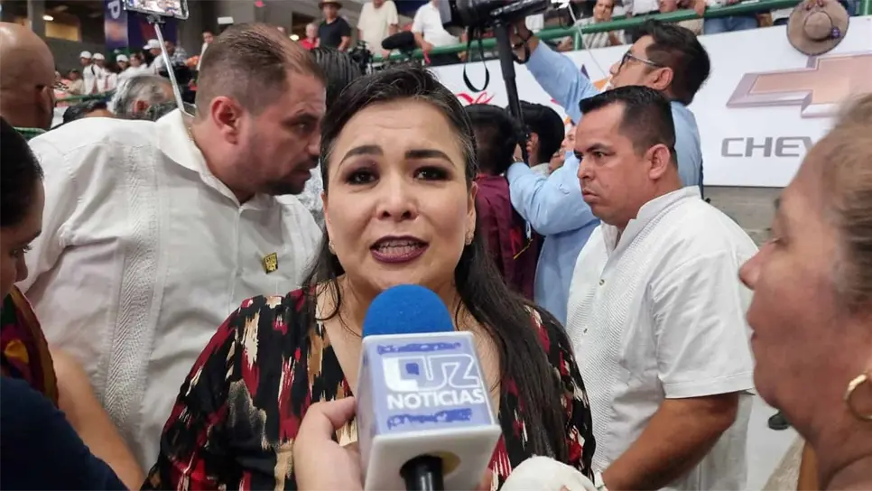 La Diputada Ana Ayala se mostró a favor de Adán Augusto. FOTO Luz Noticias