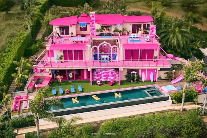 La casa se asemeja muchísimo al hogar verdadero de Barbie. FOTO: Internet