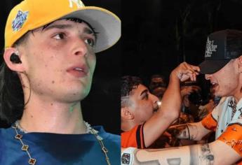 Peso Pluma se acerca y abraza a su fan con discapacidad | VIDEO