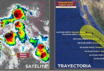 Se forma Potencial Ciclón tropical «Dos-E»; conoce los estados donde lloverá