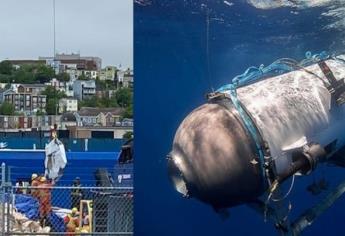 Localizan posibles restos humanos en escombros del Titán