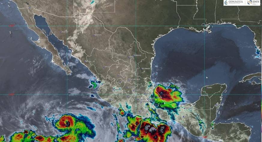 El ciclón pude aterrizar en tierras sinaloenses la próxima semana. FOTO: Cortesía