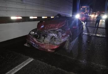 Se registra una segunda carambola en menos de tres horas por la México 15 en Guasave