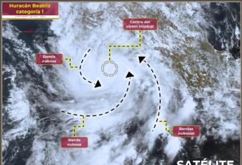 Huracán «Beatriz»: se esperan lluvias de hasta 75 milímetros en Mazatlán