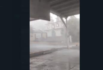 «Se cae el cielo» en San José del Llano; el viento y la lluvia sorprendieron a los habitantes