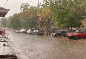 Se registran fuertes lluvias en distintas zonas de Culiacán, por «Beatriz»