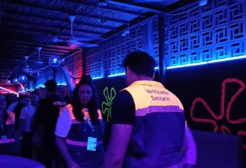 Suspenden un bar en Los Mochis tras operativo de Coepriss