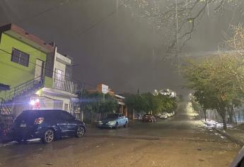 Se registra fuerte lluvia en el sector sur de Culiacán