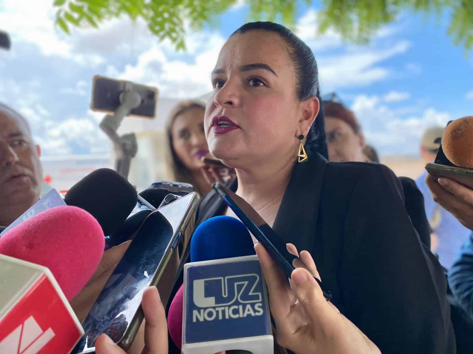 La alcaldesa mencionó que reforzarán la seguridad en Navolato. FOTO: Luz Noticias