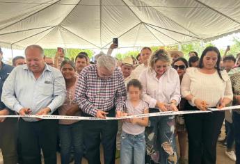 Entregan carretera El Coyote-Siete Ejidos en el municipio de Sinaloa, con inversión de casi 31.5 mdp