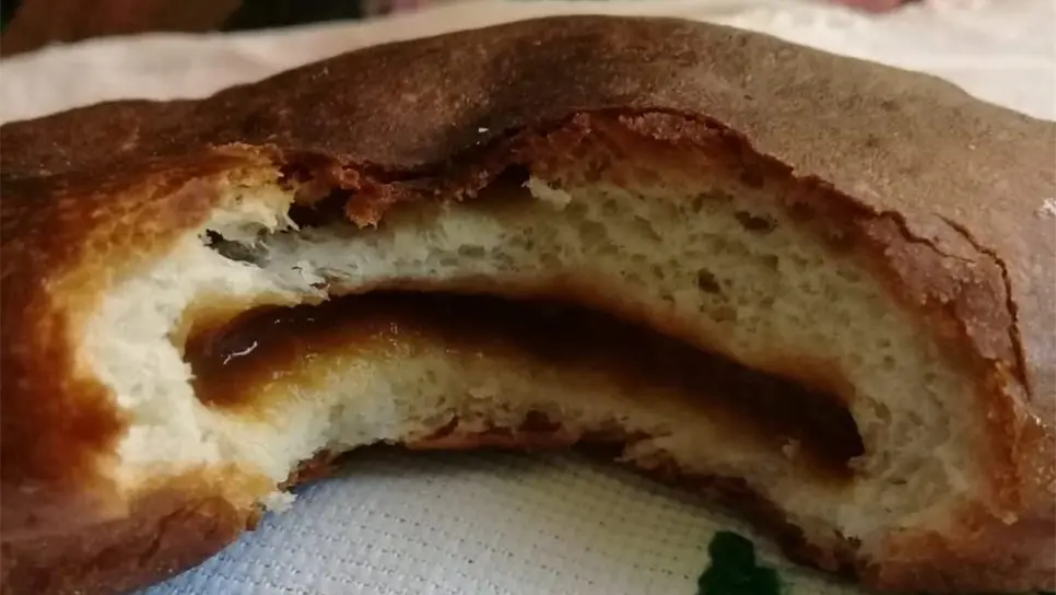 El relleno del Pan de Mujer es toda una delicia. FOTO: Cortesía