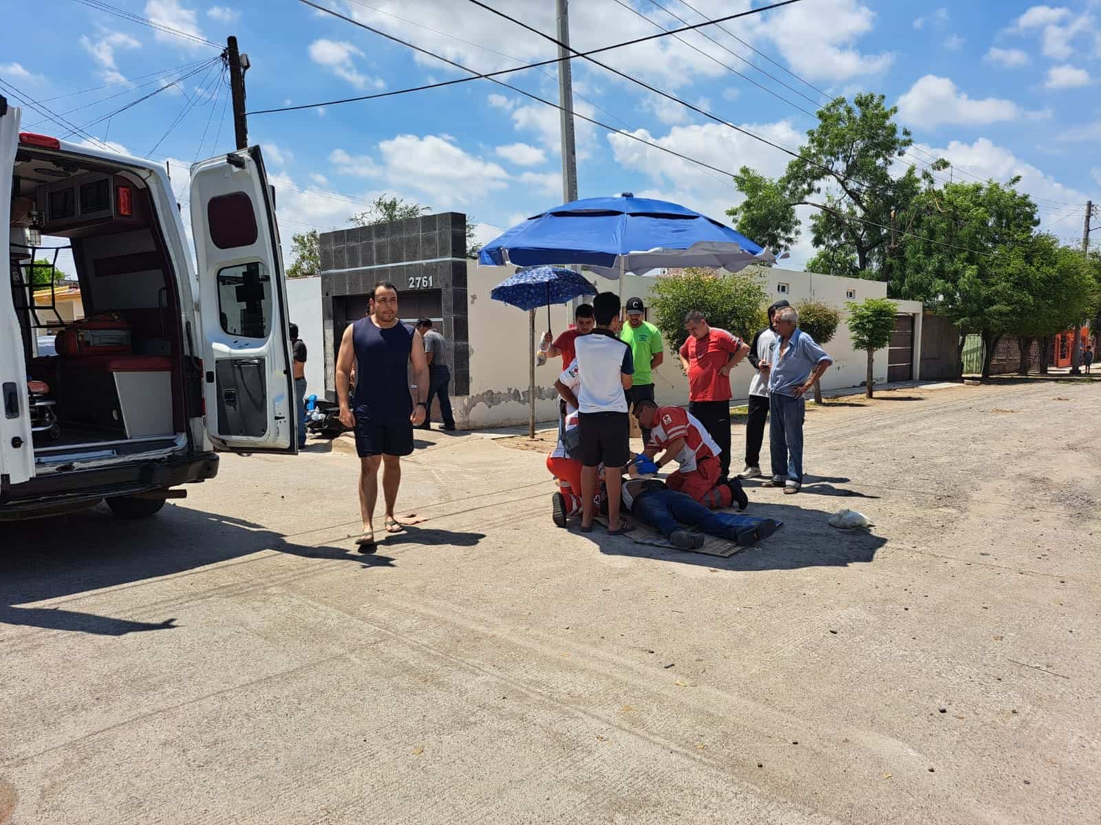 Ramiro repartía comida y lo atropellan en la colonia Humaya, en Culiacán