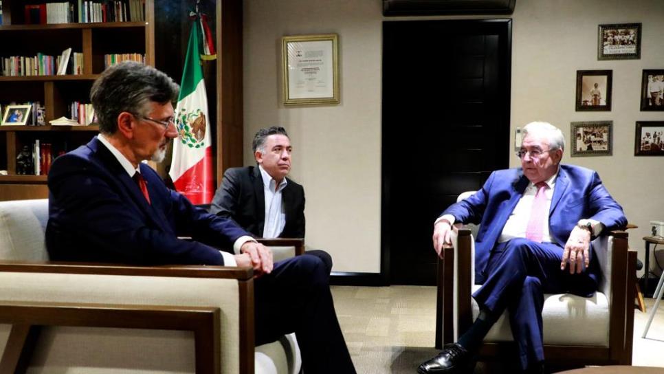 Francia invertirá en proyectos en Sinaloa, anuncia Rocha Moya