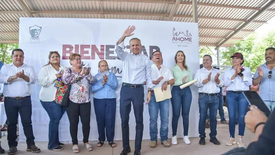 Alcalde de Ahome encabeza «Bienestar en tu comunidad» en El Chihuahuita. FOTO: Luz Noticias