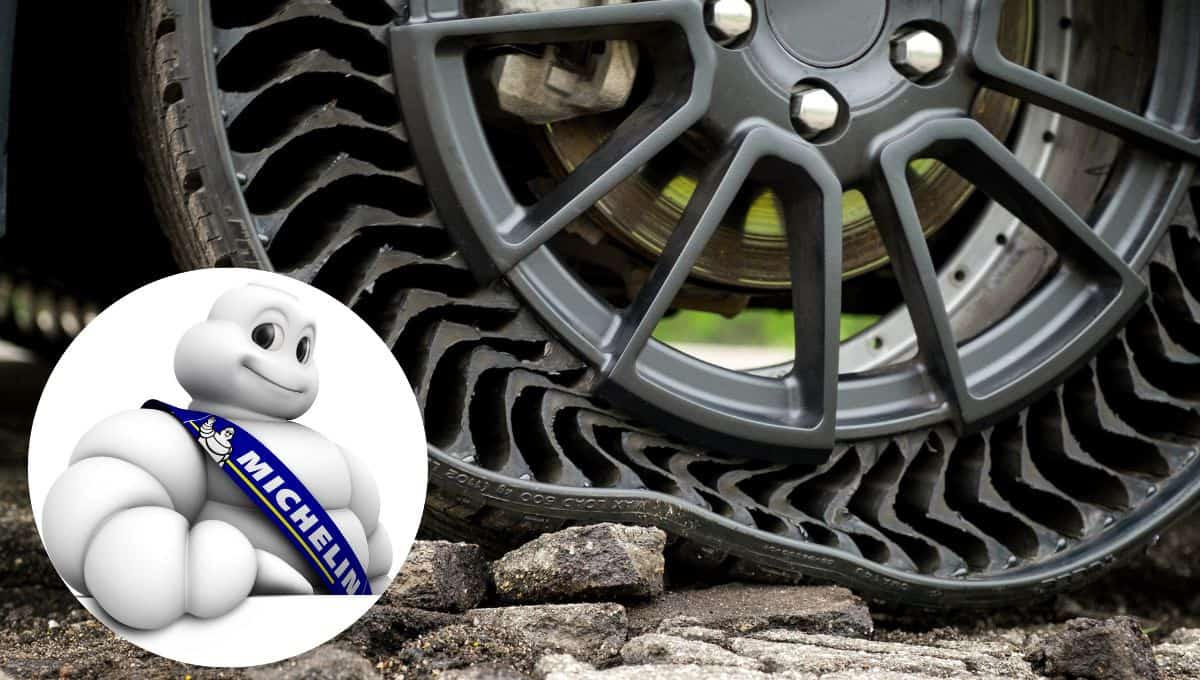 Michelin innovó con el desarrollo de llantas sin aire. FOTO: Cortesía