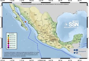 Se registra sismo de 4.7 grados Richter