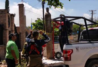 Tanque con gas cloro moviliza a cuerpos de auxilio en Los Mochis