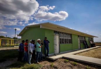 Rocha Moya inaugura plantel de Educación Media Superior a Distancia en Los Melones, Sinaloa
