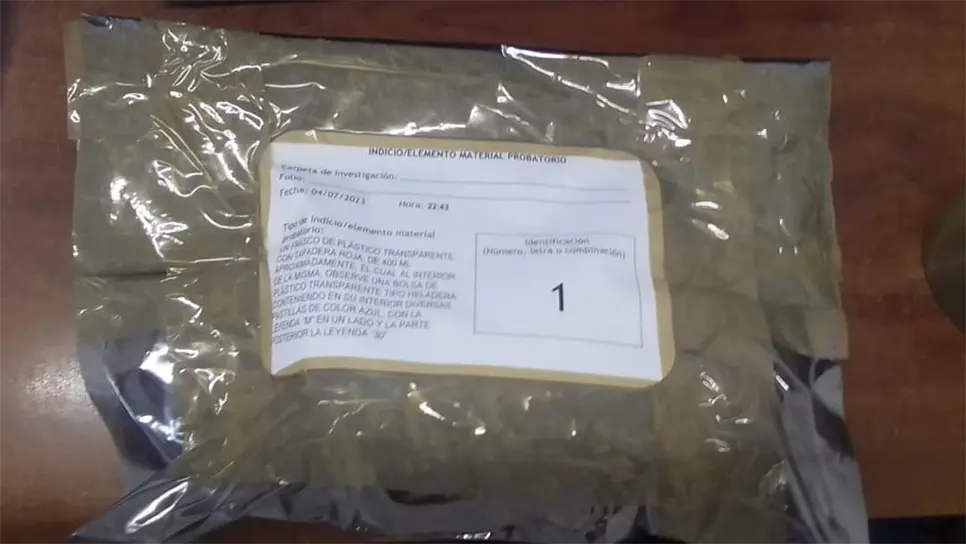 Sorprenden a peatón con un frasco con fentanilo en Culiacán