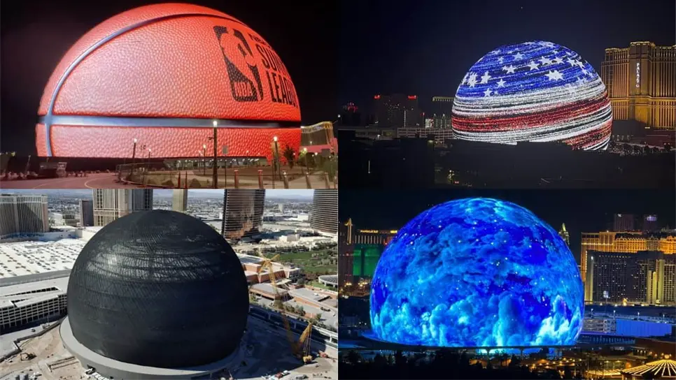 La esfera tuvo un costo de 2.300 millones de dólares. FOTO: Luz Noticias