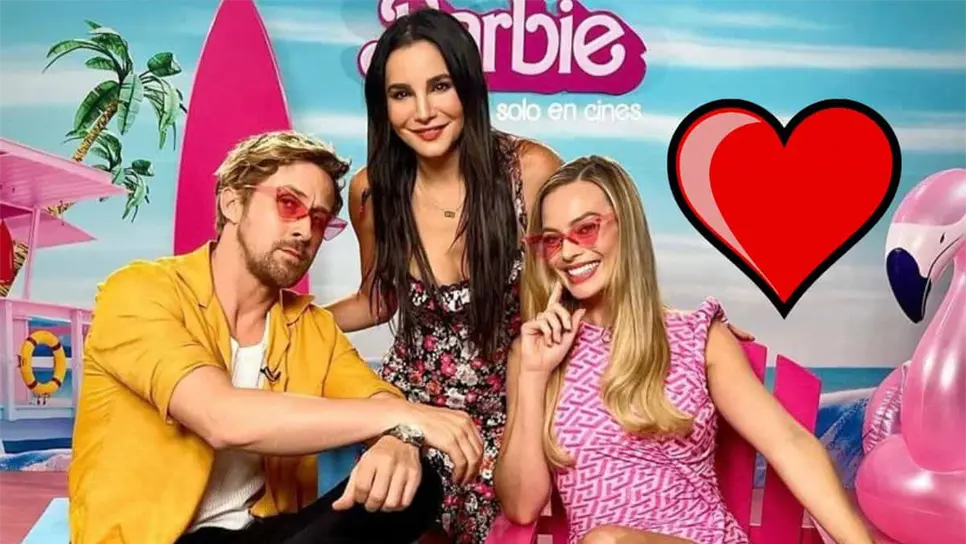 Ryan Gosling, Martha Higareda y Margot Robbie. FOTO: Luz Noticias
