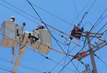 CFE suspenderá el servicio en 21 comunidades de Angostura y Mocorito 