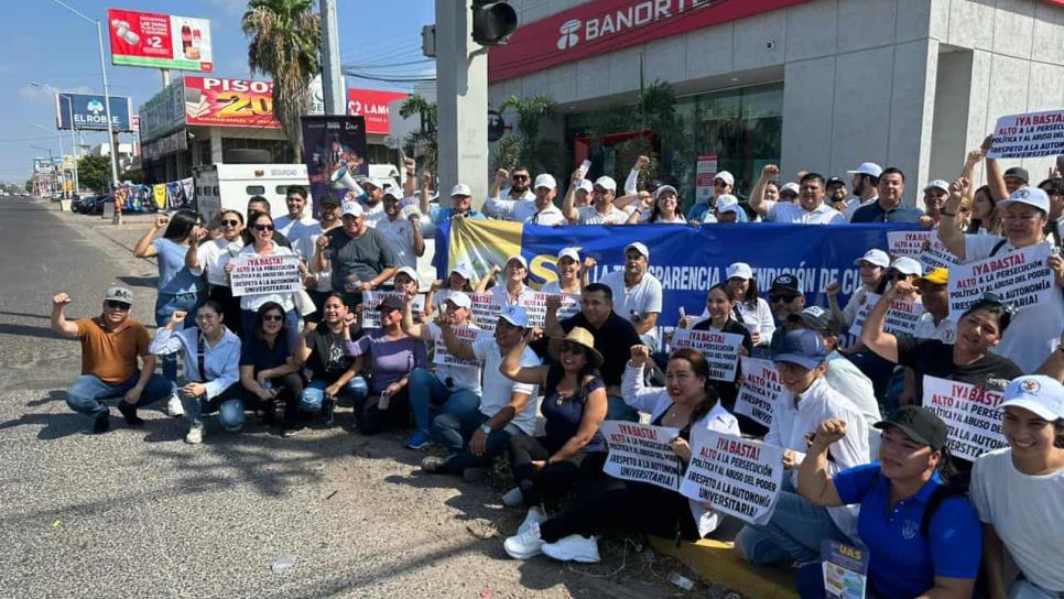 ¡Jesús Madueña no está solo!, UAS zona norte sale a las calles