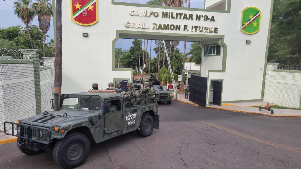 Llegan a Culiacán 300 militares para reforzar seguridad en la ciudad