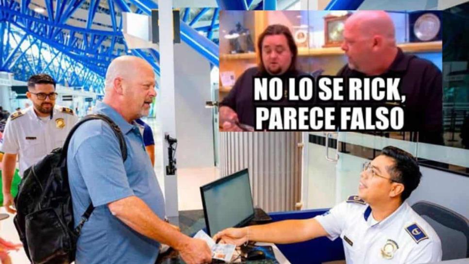 ¡No lo sé Rick, parece falso!, el conductor de «El Precio de la Historia» recibió una broma acerca de la autenticidad de su pasaporte ¡No lo sé Rick, parece falso!, el conductor de «El Precio de la Historia» recibió una broma acerca de la autenticidad de su pasaporte