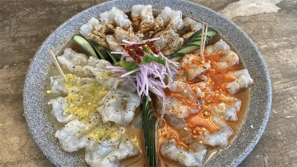 El aguachile es uno de los platillos más típicos de Sinaloa. FOTO: Dilan Gómez.