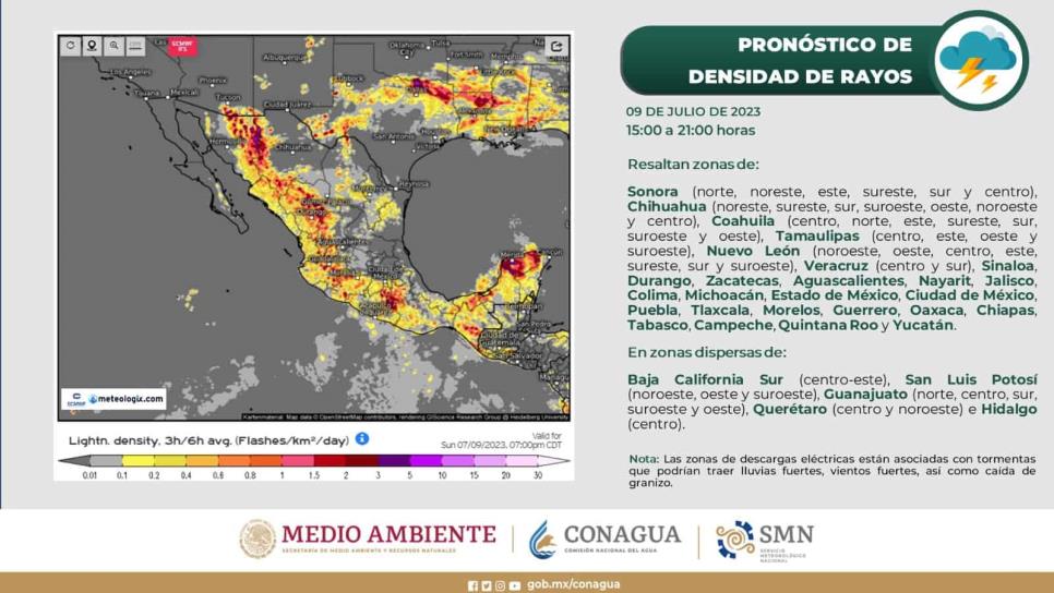 Se pronostican lluvias intensas para este domingo en Sinaloa Se pronostican lluvias intensas para este domingo en Sinaloa