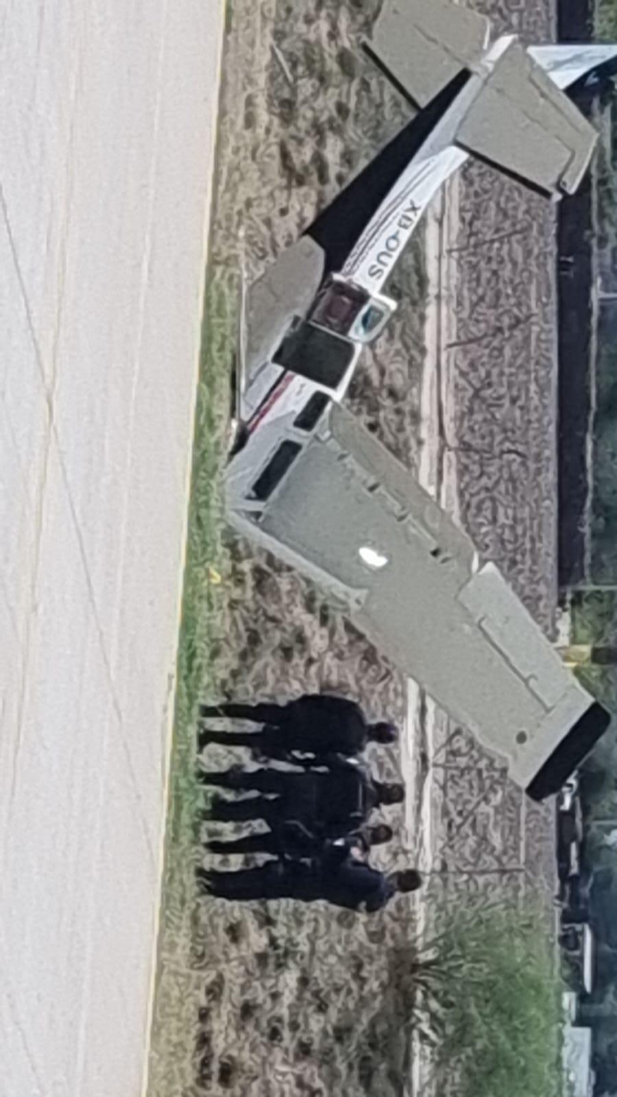 Avioneta se desploma en Villa Juárez, Navolato; no hay lesionados ni fallecidos