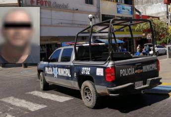 Capturan a ladrón en un banco de Culiacán; no se llevó dinero