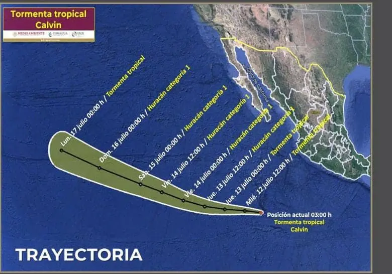 Esto no supondría un riesgo para México. FOTO: SMN