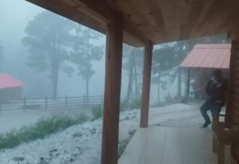 Granizada sorprende a habitantes de Santa Gertrudis, Badiraguato | VIDEO