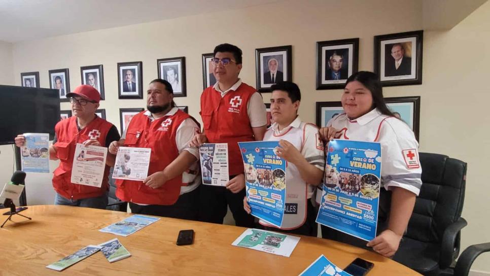 Cruz Roja Invita a cursos de verano para niños y carrera técnico en urgencias médicas en Los Mochis