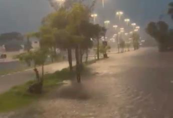 No hay transporte público en Mazatlán por las fuertes lluvias: Protección Civil
