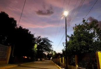 Inauguran alumbrado público en Batequitas, Badiraguato